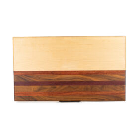 Maple, Walnut, Purple Heart & Padouk - Cutting Board