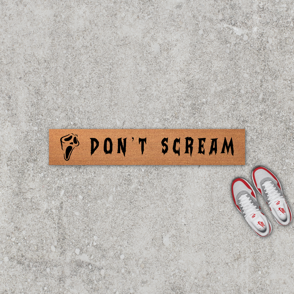 Don't Scream Doormat