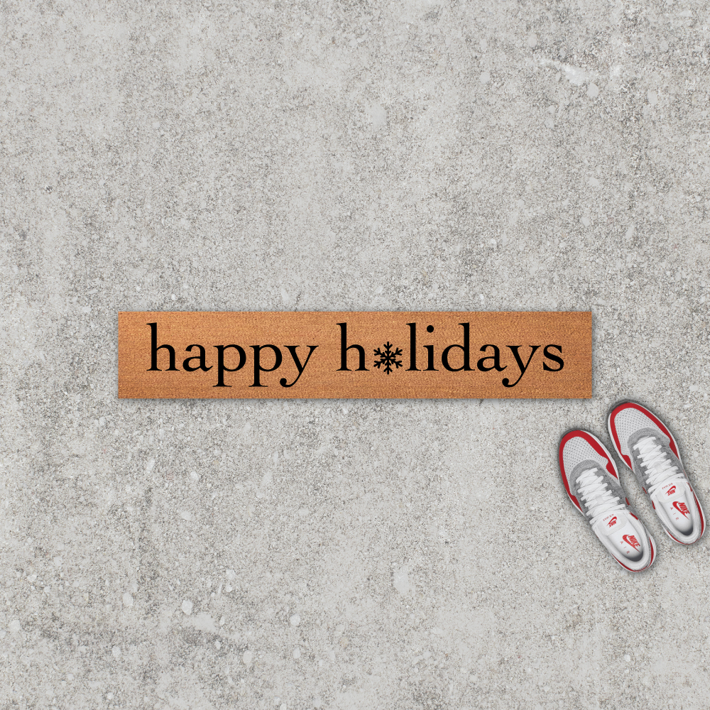 Happy Holidays Doormat