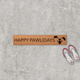 Happy Pawlidays Doormat