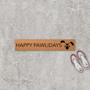 Happy Pawlidays Doormat