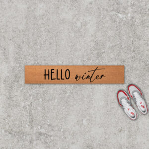 Hello Winter Doormat