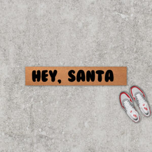Alternative view of Hey Santa Doormat