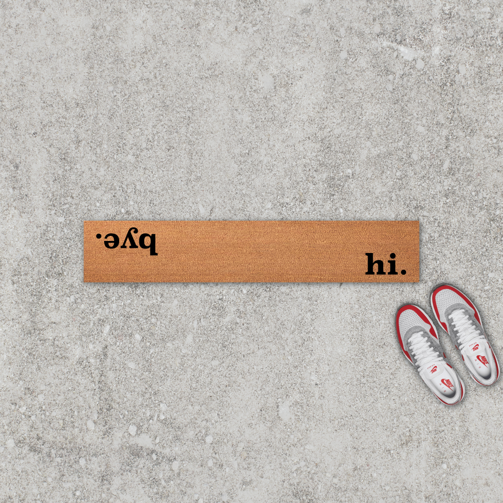 Hi / Bye Doormat
