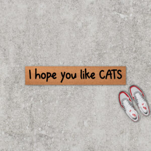I Hope You Like Cats Doormat
