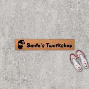 Santa's Twerkshop Doormat